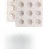 Silica gel 12 even cake mold chocolate mold baking cake lace small Mu Si baking tray baking tools