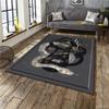 Teppiche mit Schlangen-Tiermuster Teppiche mit Schlangenmuster Klassischer Gothic-Teppich Rutschfester Waschbarer Bodenteppich für Wohnzimmer Schlafzimmer