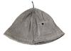 Kontex Imabari Sauna Hat with Pocket <54605-007> Imabari Towel Brand Certified Sauna Hat (Gray)