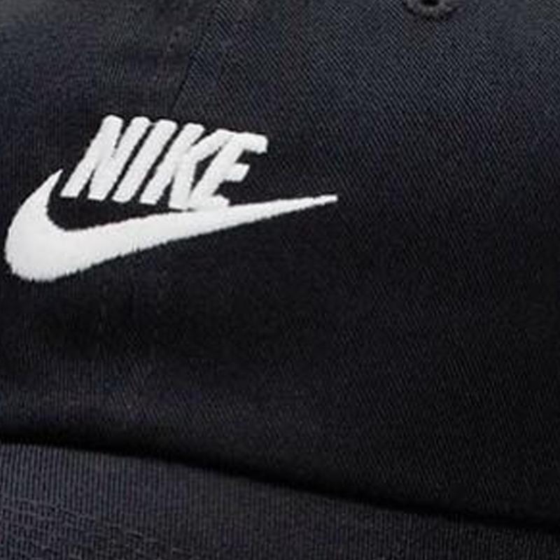 Nike Kids Logo Embroidered Baseball Cap Casual FB5063-010