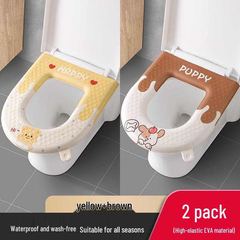 Universal Waterproof Washable Toilet Seat Cushion for All Seasons - 2024
