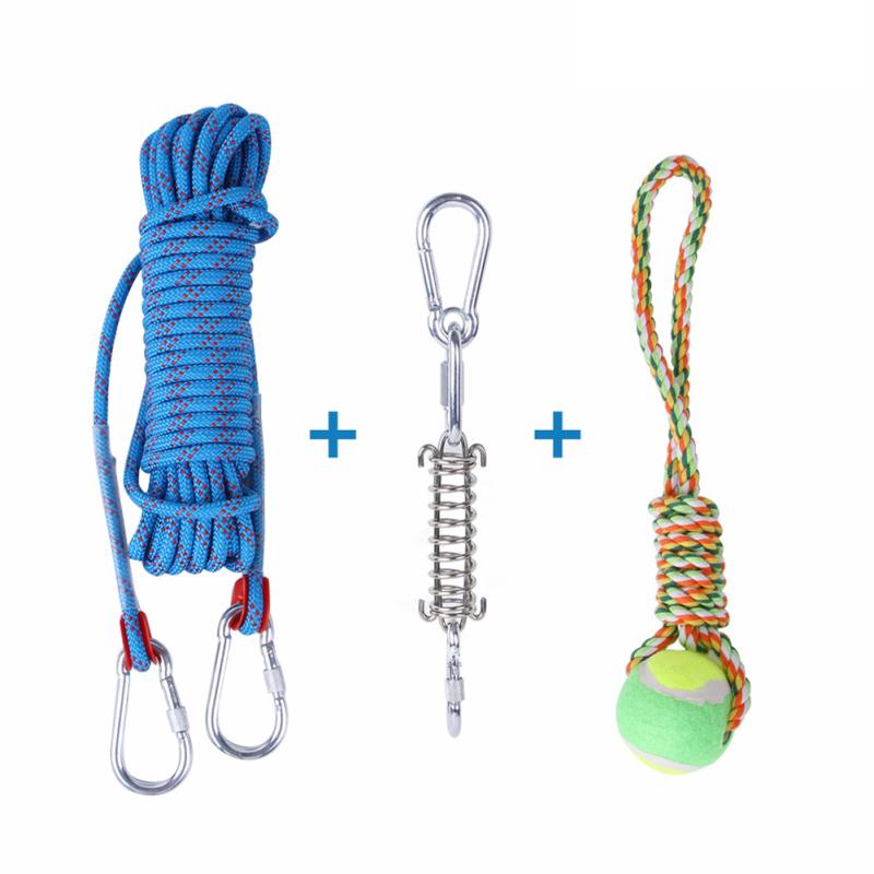 Outdoor Hanging Exercise Rope Spring Pull Tug Muscle Builder Good Exercise Tools For Dogs All Ages