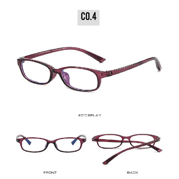 Elegant anti-blue light glasses, ultra-light reading glasses, small frame, plain lenses, for a natural, no-makeup look, suitable for both men and