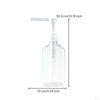Syrup Dispenser with Pump Clear Sauce Container for Baristas, Bubble