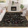Carpet For Living Room Floral Animal Vintage Bedroom Rugs Soft Non Slip Floor Mat Nursery Decorative Plush Rug Alfombra