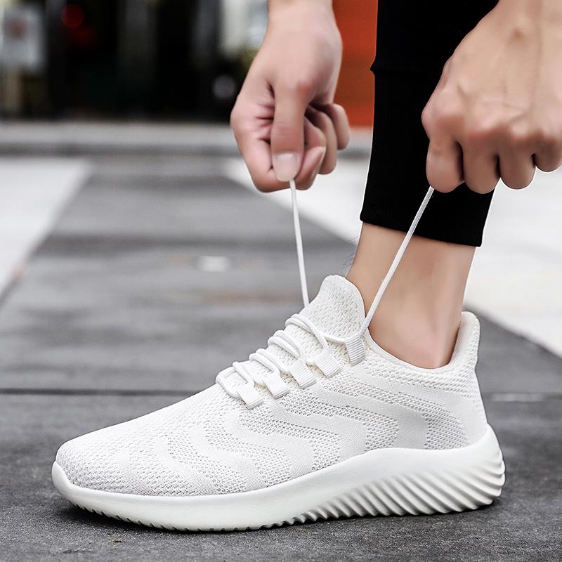 Light Men's Shoes Fashion Trend Korean Version Damping Running Sneaker Comfortable Outdoor Sports