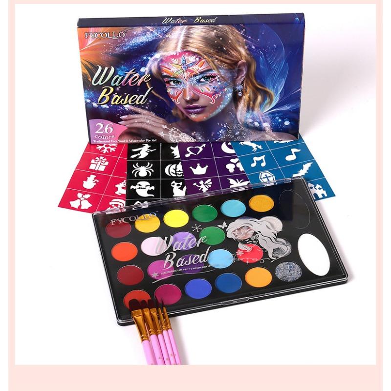 1PACK 26-color Water-soluble Body Paint Halloween Quick-drying Face Paint Face Paint