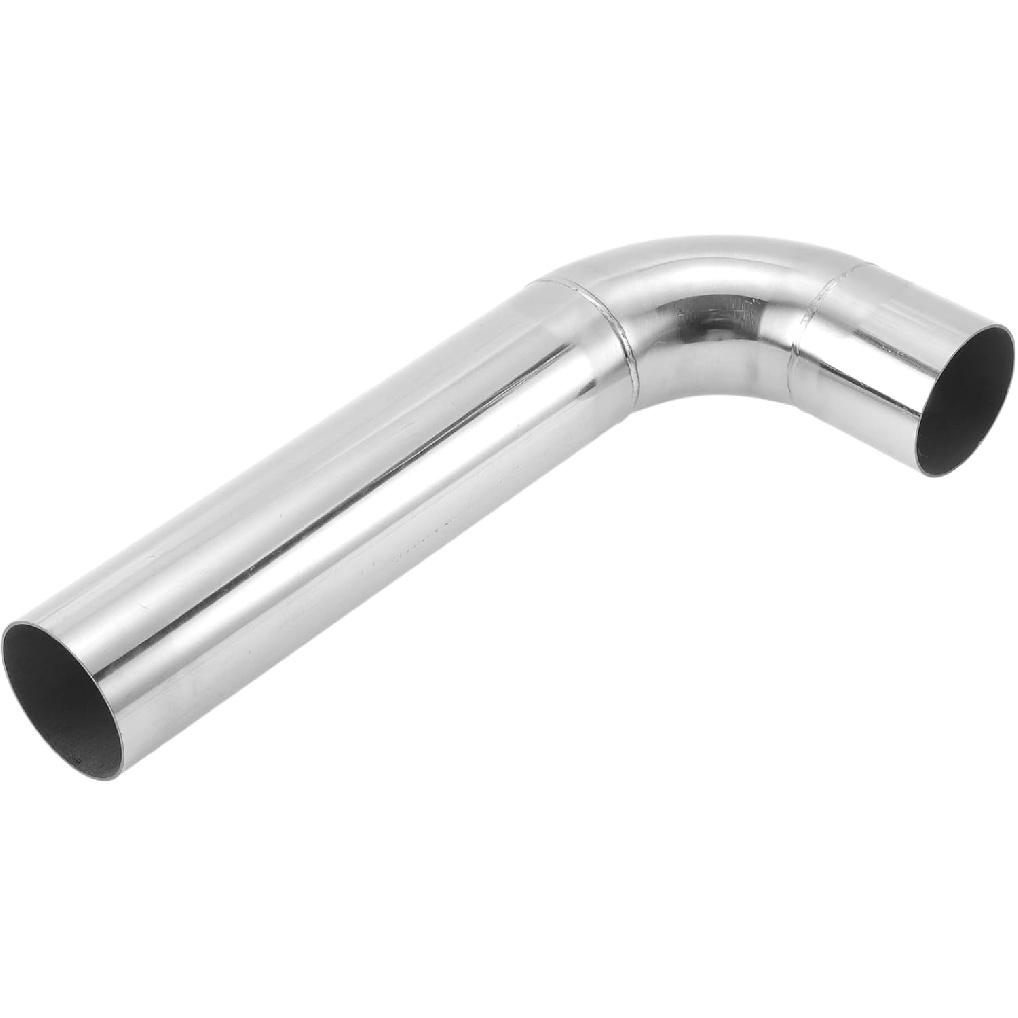 

Motoforti 2.5 OD 90 Degree Mandrel Bend Elbow 2.5 Anch Exhaust Tube Piping 11.8 Inch Length Surface Polishing l Extended Pipe for Welding Stair 2.25 OD