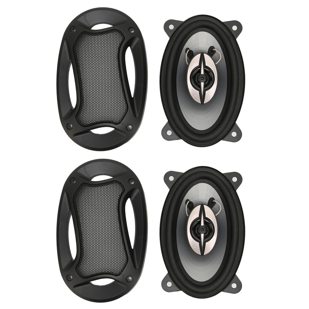 2Pcs Car Loudspeaker 280W Full Frequency Bass 6in Coaxial Heat Dissipation Car Speakers