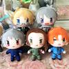 10cm Hetalia Axis Powers Mini Plush Doll Pendant Alfred F. Jones Arthur Kirkland Cosplay Stuffed Toy For Anime Fans