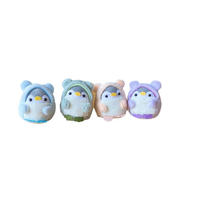 Adorable Penguin Plush Pendant: Cartoon Style Backpack Accessory