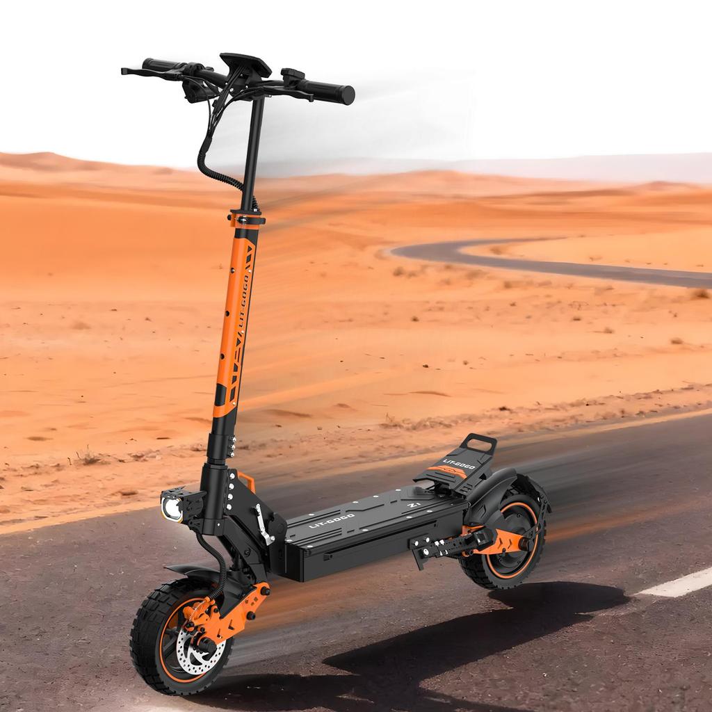 LIT‑GOGO Z1 Adult Folding Electric Scooter 800W 45KM/H 10" Off‑Road Tire APP Control Dual Disc Brake E‑Scooter