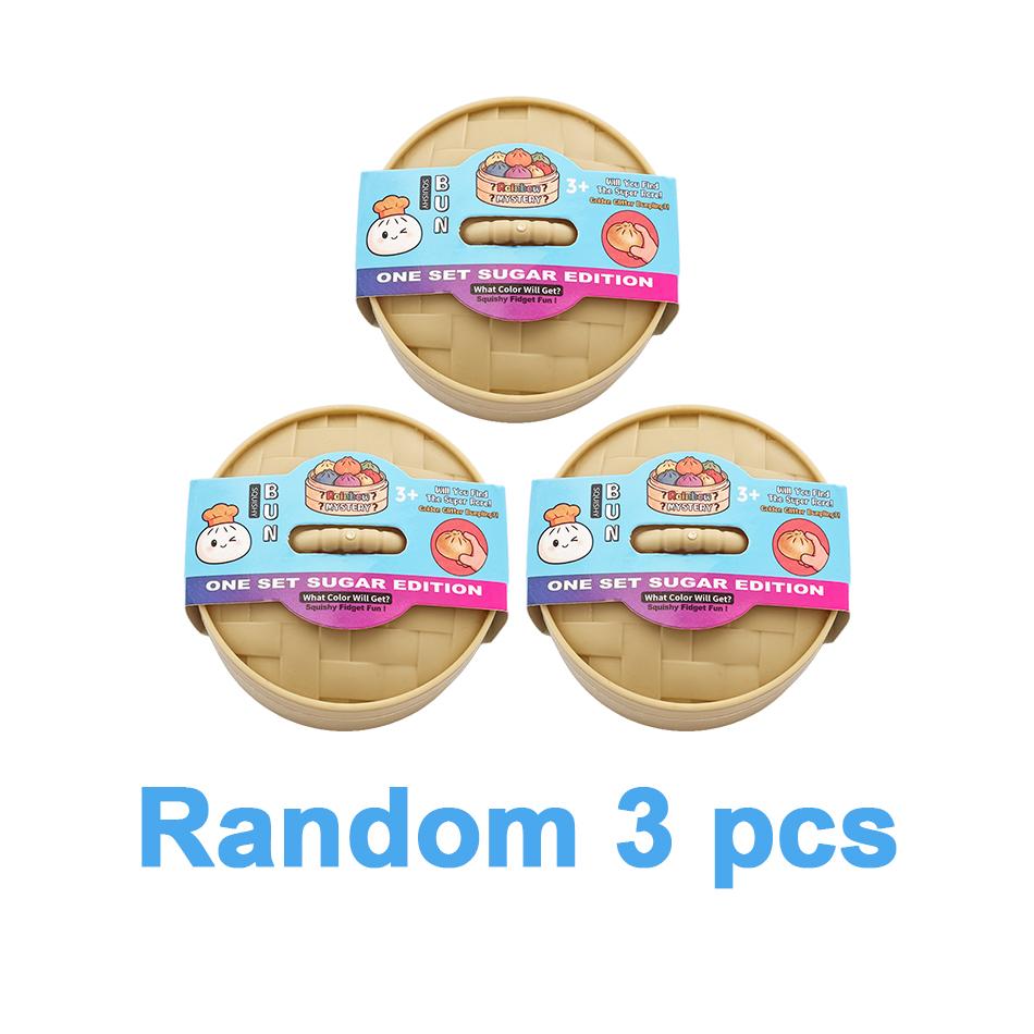 Mini Squishy Ravioli Carini Colorati Giocattolo Panino Rilascio Lento dello Stress Giocattolo Fidget per Adulti Regalo Anti-Ansia