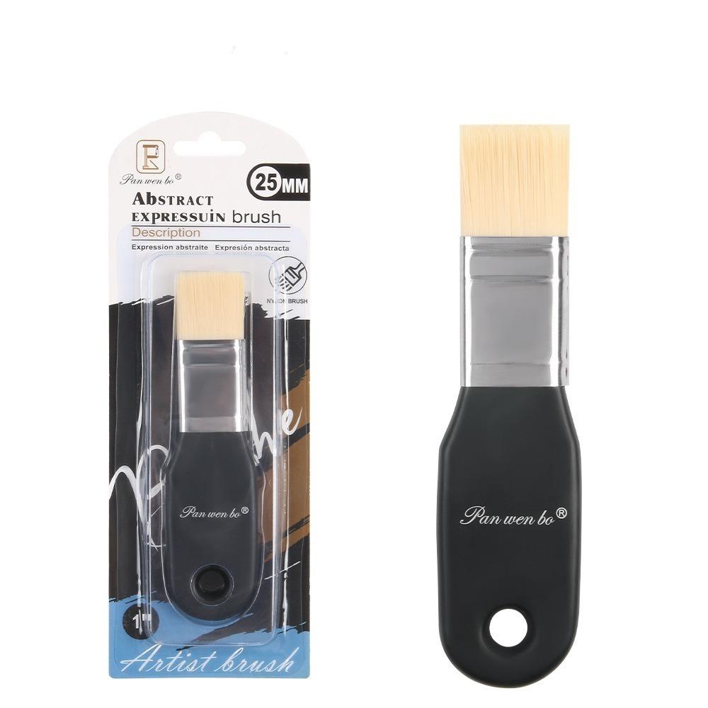 Wooden Handle Painting Brushes Soft strokes Hair Scrubbing Brush  Students