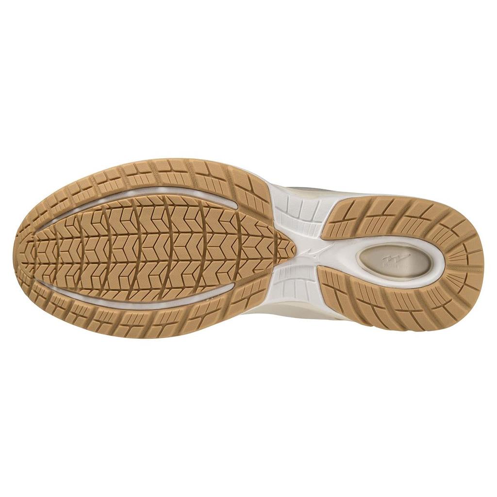 Mizuno WAVE CrossE Energy Walking Casual Size 3E XE-1 Shoes, Lightweight, Wide-Waist Sneakers, Beige, 27.5 cm,