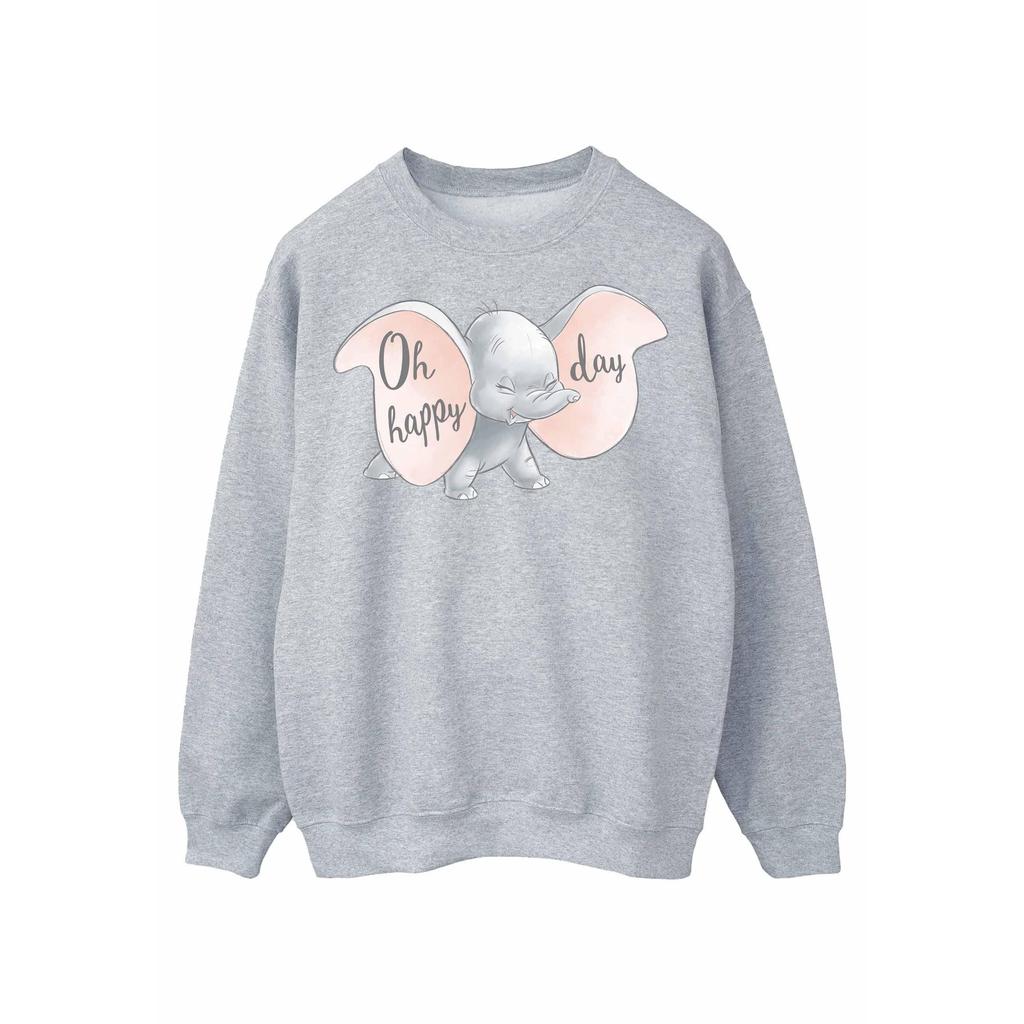 Disney Womens/Ladies Dumbo Happy Day Sweatshirt