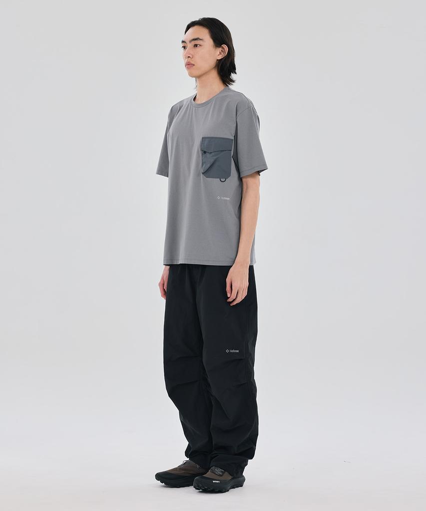 Hellinogseuweeo Multi-Pocket Short-Sleeve T-Shirt_Gray