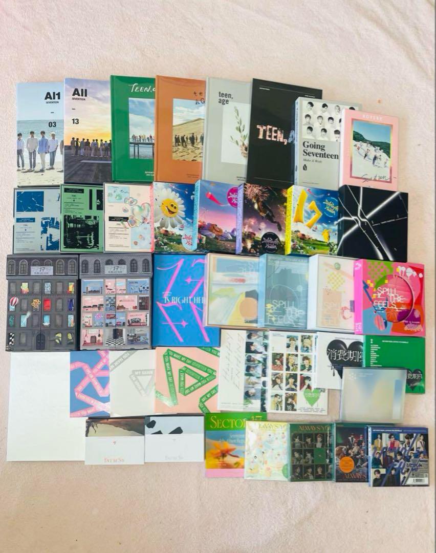 

[USED] Seventeen past albums 39 piece set