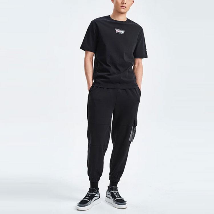 Li Ning Sports Fashion Collection T Shirt Men's Black AHSR167-3