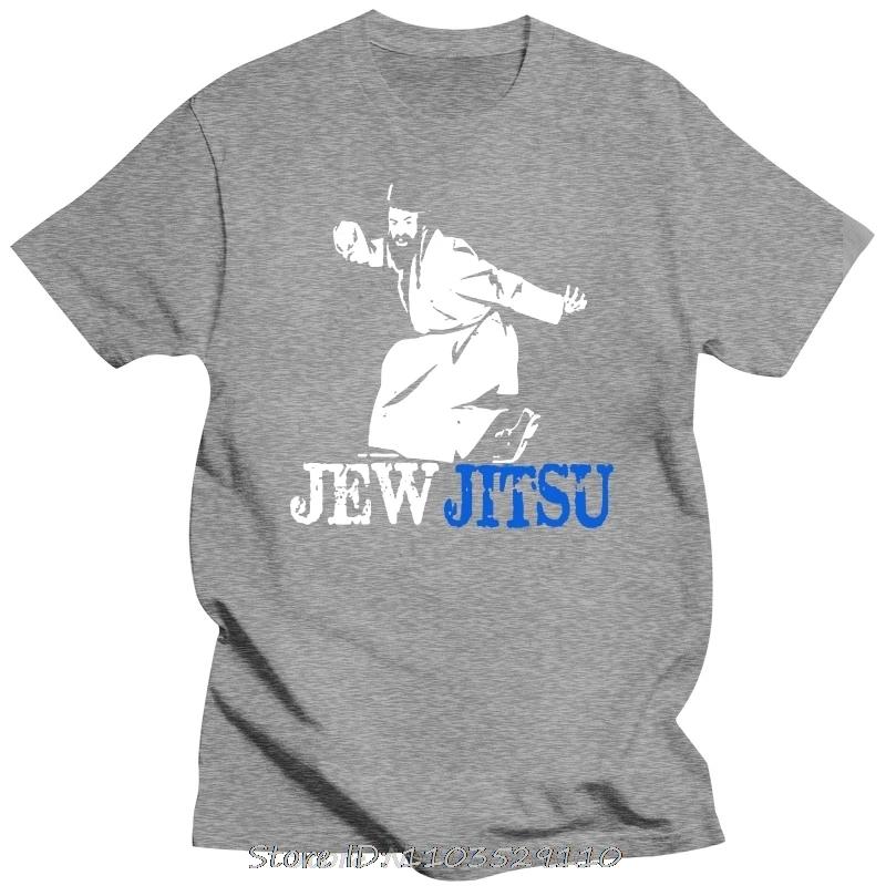 

Футболка I Know JewJitsu, футболка с надписью «Rabbi Horah Dance Jiu Jitsu», еврейская футболка с забавным коротким рукавом и графическим принтом, уличная модная футболка XXXL синий
