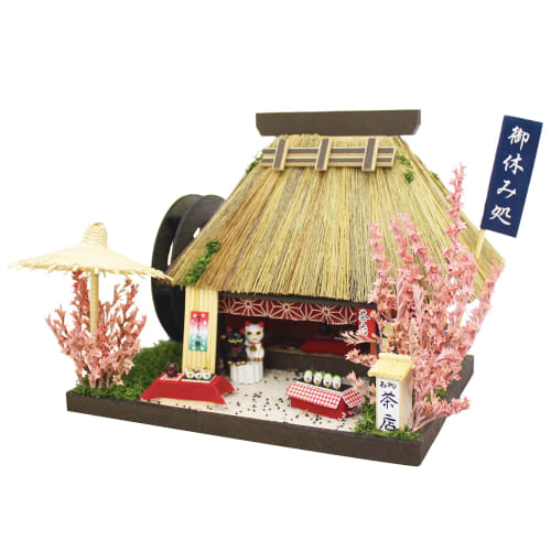 Billy Handmade Dollhouse Kit Thatched House Kit Tea Shop 8441