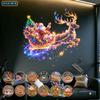 1Set Usb Christmas Theme Projection With 12 Flat Patterns Change Led Projector Decorative Home Lighting
