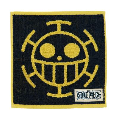 BANDAI Mini One Piece Heart Antibacterial and Hand Birthday 6765010600 Towel, Pirates, 100% Cotton, Deodorizing, Towel, Handkerchief, Gift, Gift,