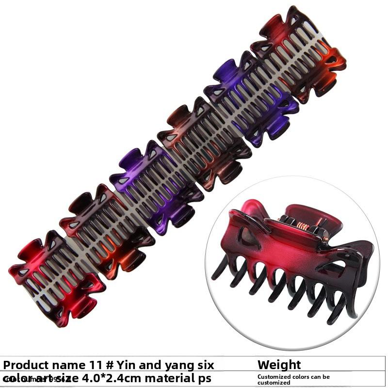 Medium-sized Small Gripper 7-tooth Hair Clip Ladies' Top Clip Wig Claw Clip