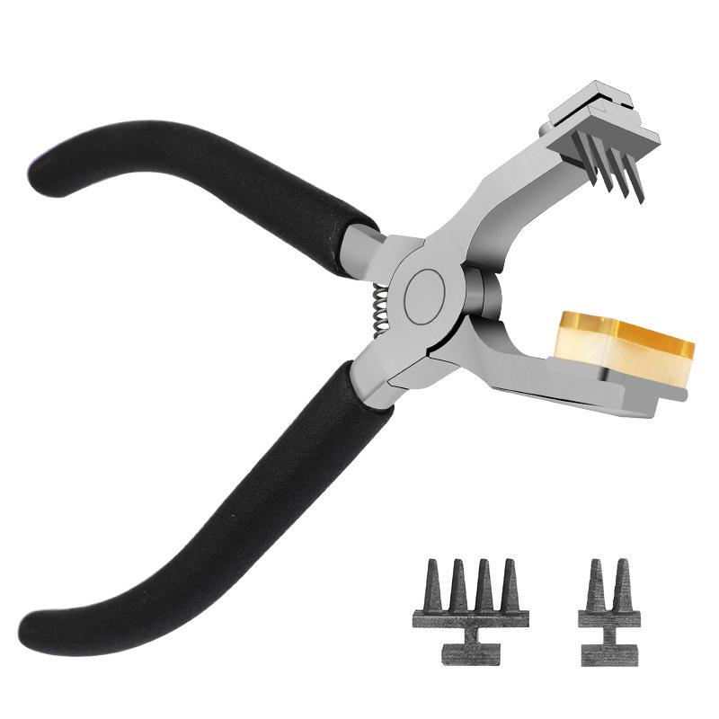 1pc Leathercraft Hole Punching Tool Leather Piercer Handhold Stainless Steel Diy Household Plier Punch Tool