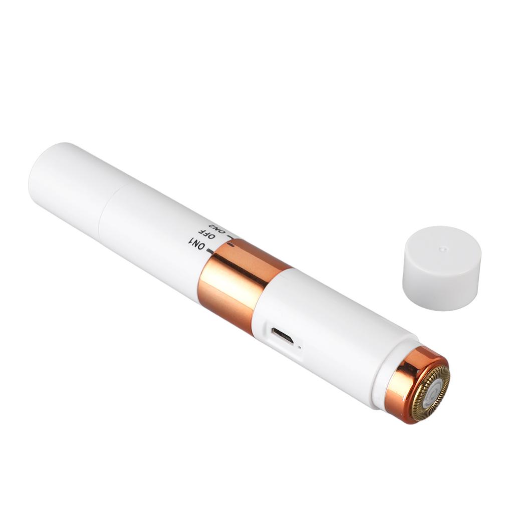 2 In 1 Hair Remover Facial Hair Remover and Eyebrow Trimmer Rechargeable Eyebrow Trimmer Epilator for Women Men