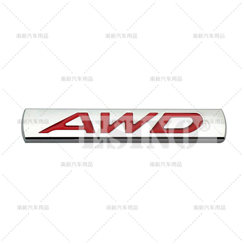 

Car Styling 3D AWD Metal Chrome Zinc Alloy Emblem Car Body Badge Sticker Auto Accessory for Mazda 3 CX-3 CX-5 RX-8 RX-5