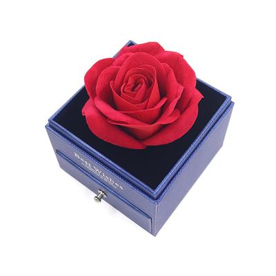 1set Female MOTHER'S Day Eternal Flower Artificial Flower Gift Box Jewelry Box Necklace Not Included