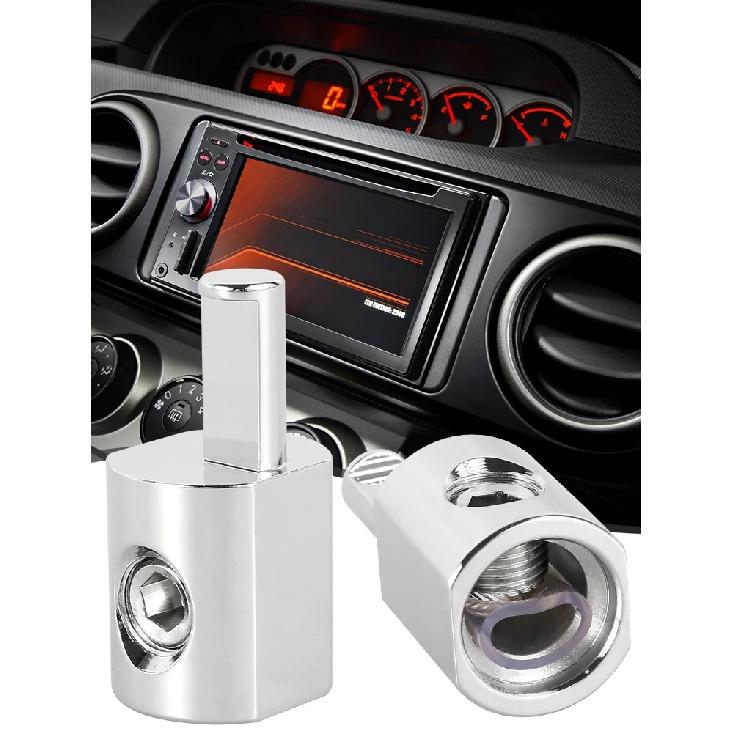 2pcs Car Audio Gauge Power Ground Wire Car Audio Modified Power Amplifier Pure Copper Terminal Power Supply FOR Car Audio Amp