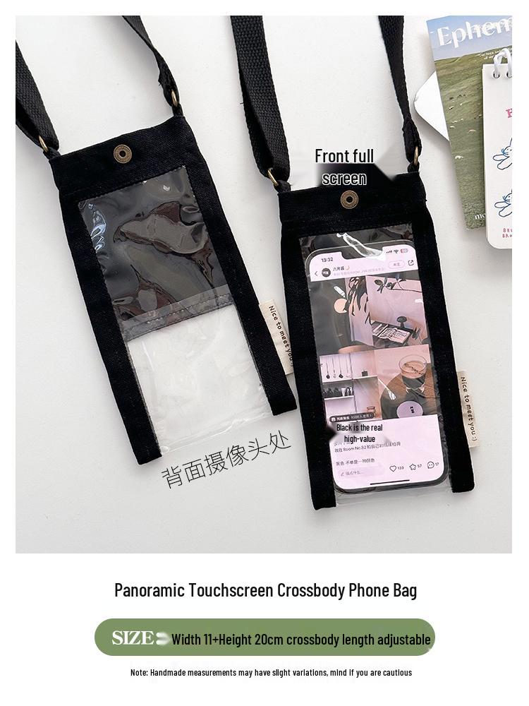 Sommerreise Touchscreen Umhänge-Handytasche - Mini Hänge-Halsbeutel