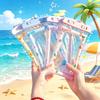 Waterproof Floating Phone Pouch Touch Screen Underwater Photography Dry Bag Cartoon Design with Lanyard for Beach Swim Dive Drif