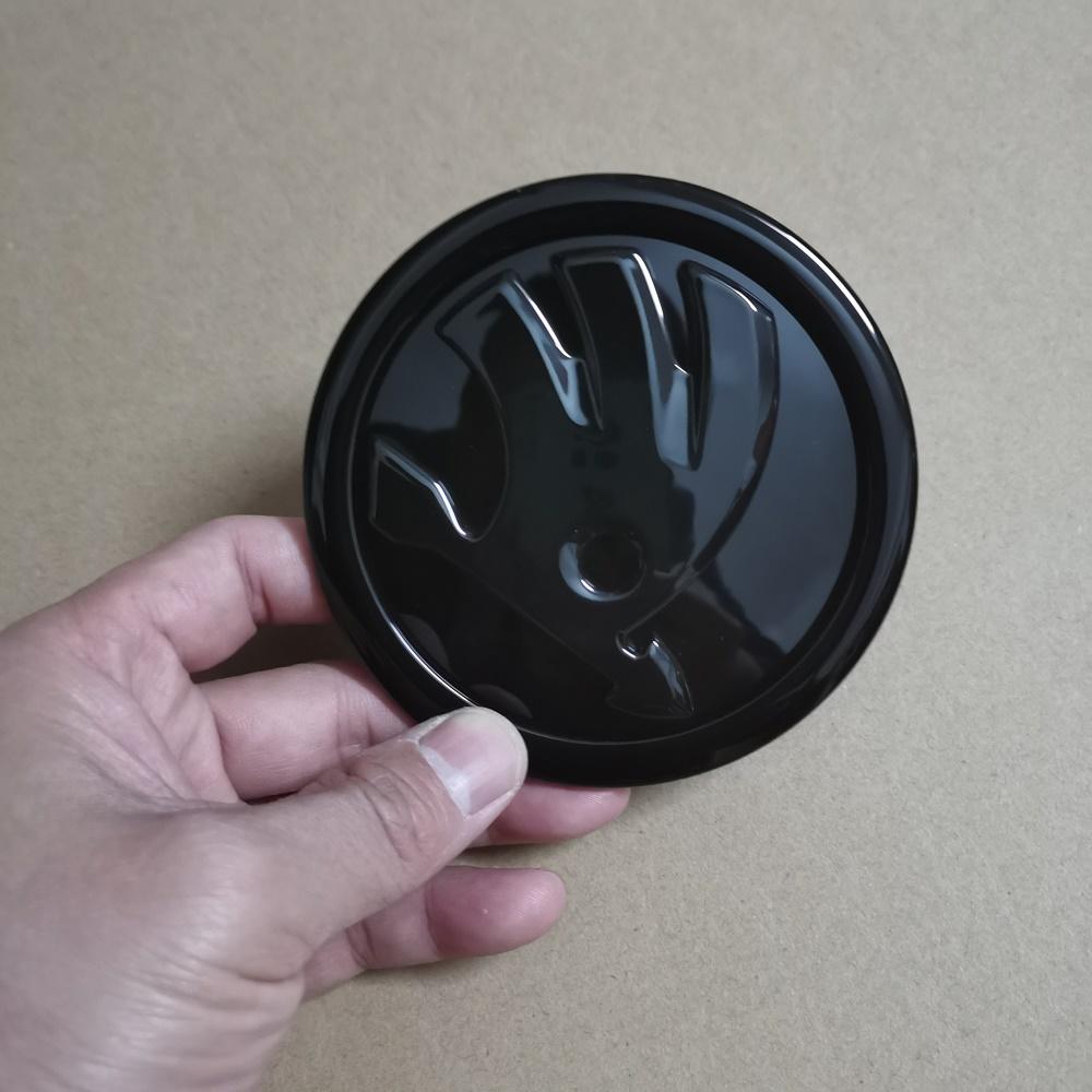 

110 мм Глянцевый Черный Наклейка Для Skoda Наклейка на Капот SKODA Наклейка Эмблема Задней Части Автомобиля Для SKODA ENYAQ FABIA SUPERB OCTAVIA KAROQ YETI