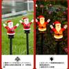 DUOLEIMI Christmas Solar Lights, Santa Claus Garden Lights, Snowman Lights, Outdoor Illumination, Christmas Decorations, Garden Decor, LED Ornament