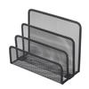 Three-Tier Iron Mesh Document & Letter Holder Rack