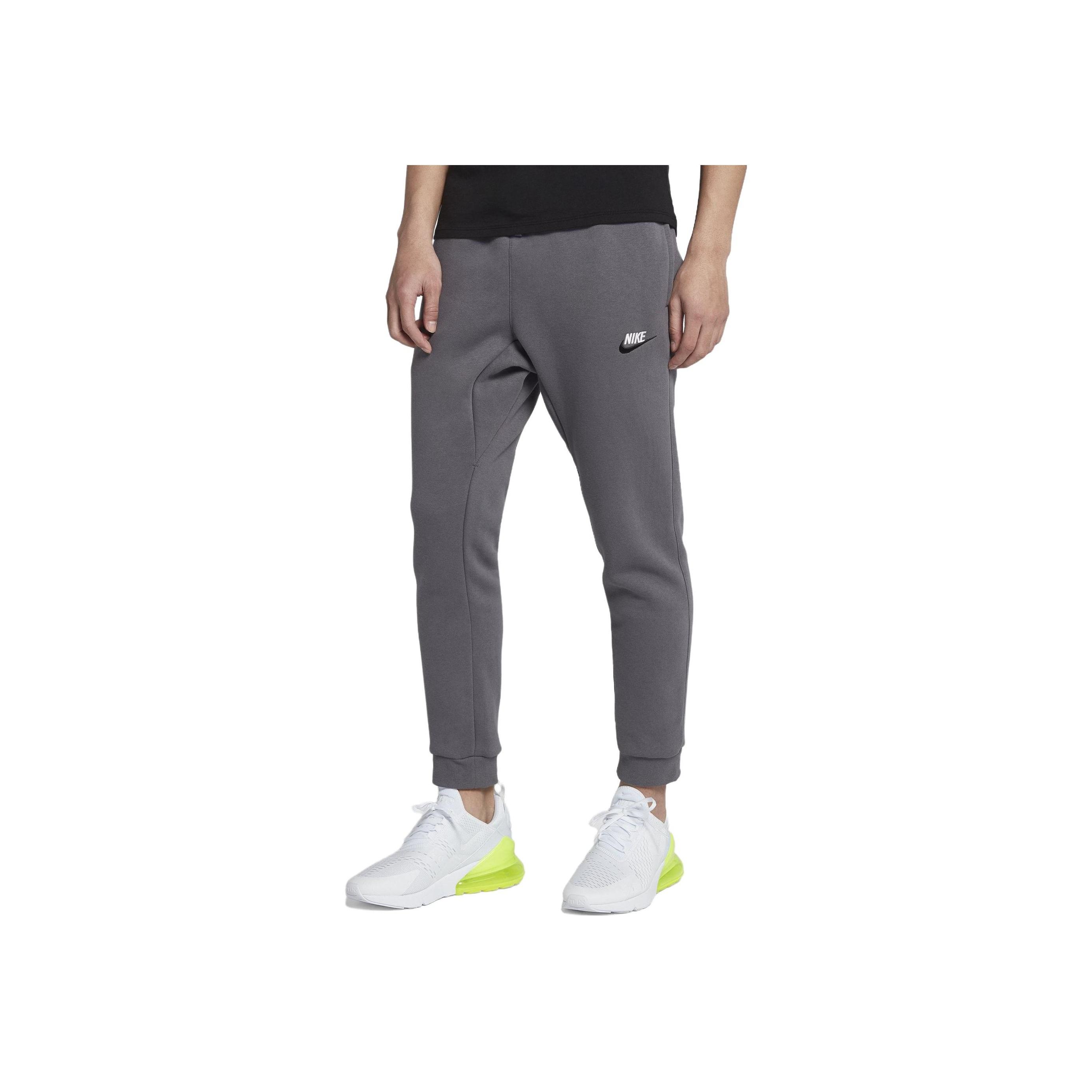 

Мужские повседневные трикотажные джоггеры с однотонным логотипом Nike темно-серые 804409-021 XXL