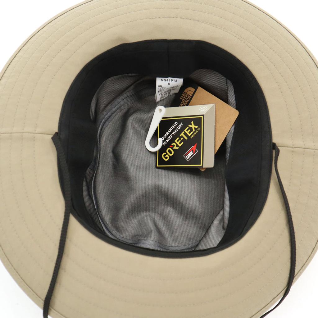 unused THE NORTH FACE hat S khaki GORE-TEX NN41912 Outdoor Waterproof Hat Men's Used