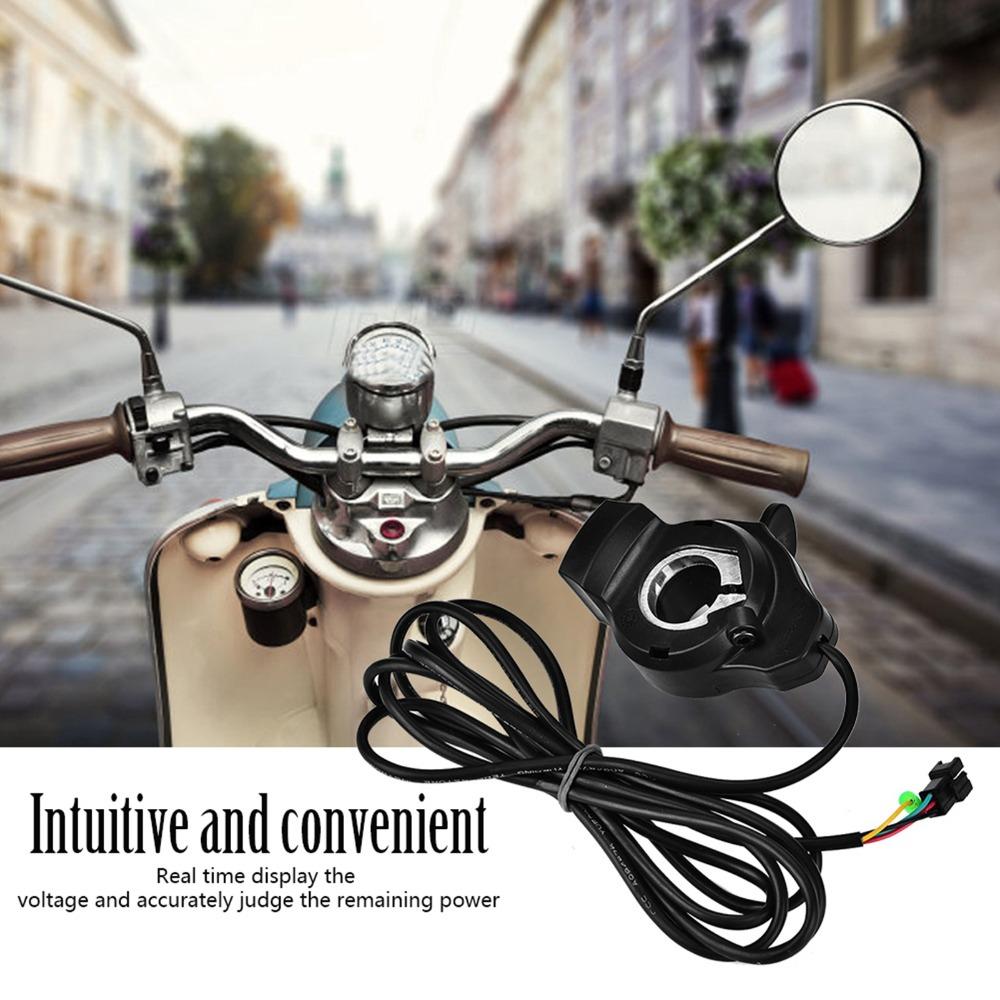 Black Scooter Thumb Throttle 12V-99V Thumb Throttle  Electric Scooter Accessory