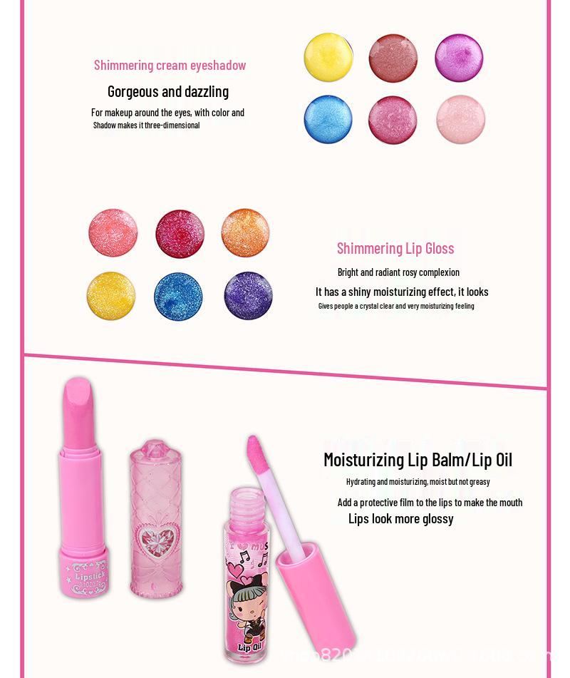 Kids' Princess Makeup Suitcase - Girls' Performance & Birthday Gift