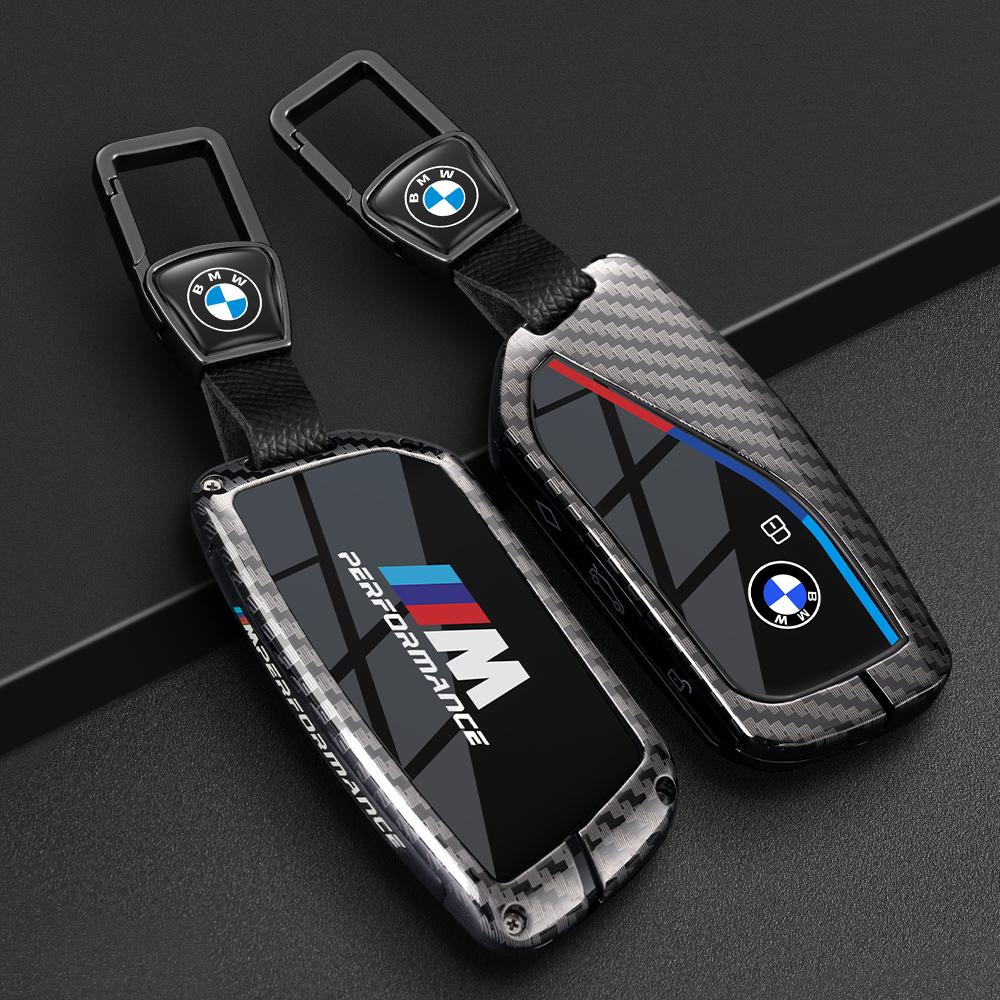 Car Key Case Cover Protector Shell For BMW I7 X7 G07 LCI iX I20 X1 U11 7 Series G70 G09 XM U06 G81 M3 2023 Keyless Accessories