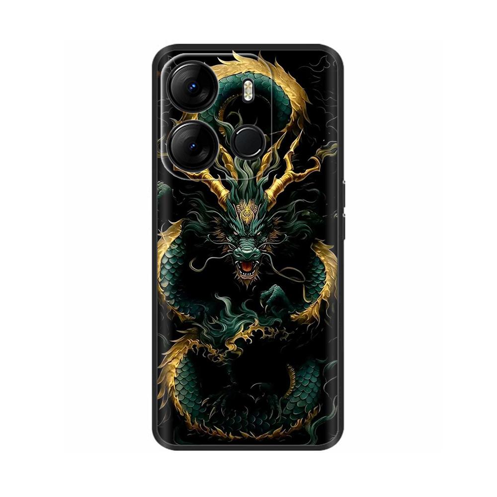Für Tecno Spark Go 2023 Hülle Beliebte Blumen Silikon Handyhülle Für Tecno Pop 7 Pro Cover SparkGO Hüllen Schutzhüllen Schalen