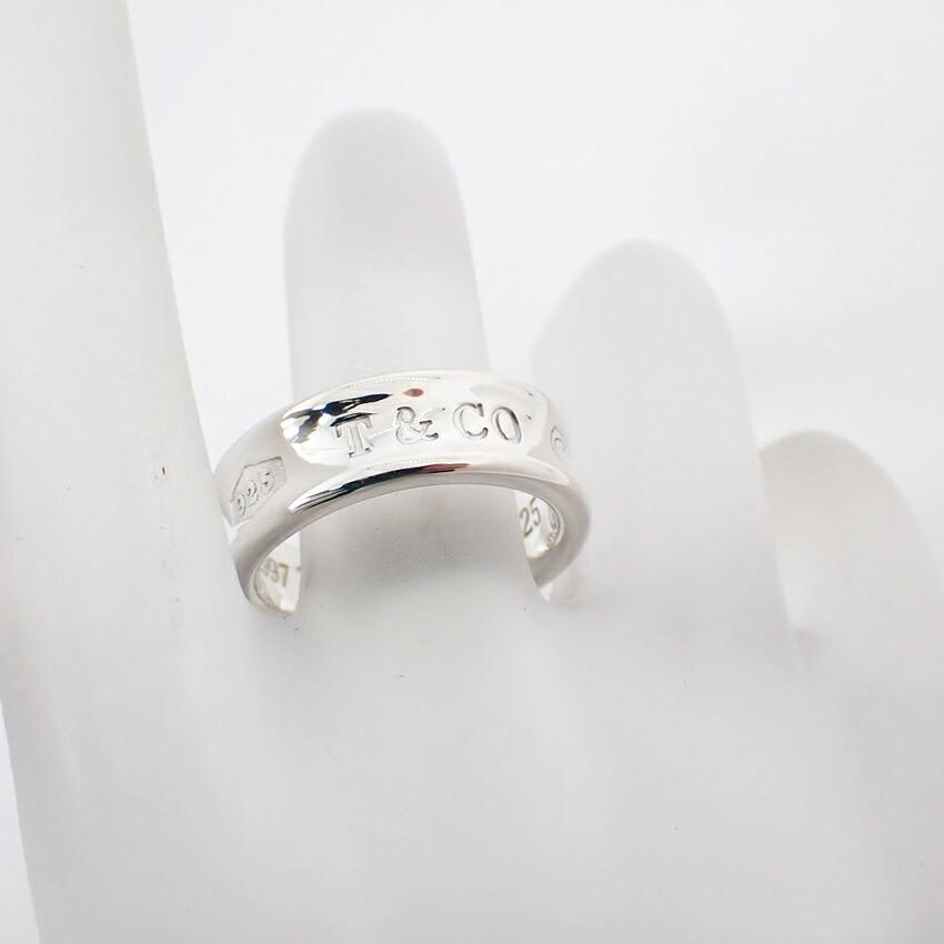 [Used] TIFFANY 925 1837 Ring/Size 14/j47-2