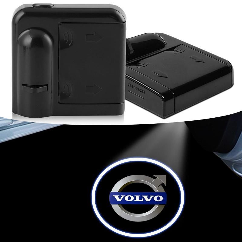 1pcs LED Car Door logo Projector Lamps Welcome Light For Volvo R Design T6 AWD C30 C40 C50 C70 S40 S60 S70 S80 S90 V40 V50 V60