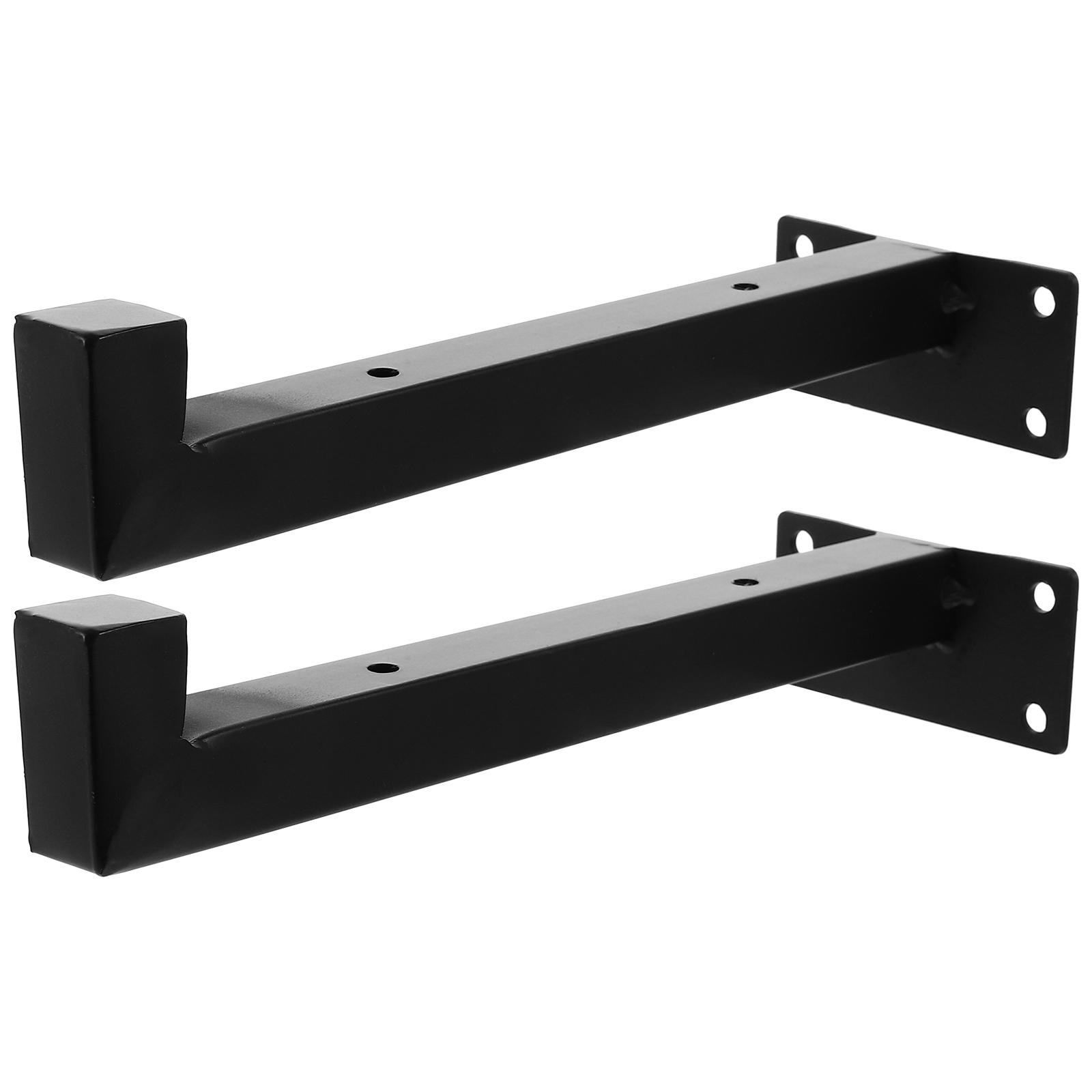 2pcs Wall Shelf Brackets Heavy Duty Metal Floating Shelf Bracket Thickened Iron Support For Diy Shelving Living Room Bedroom other