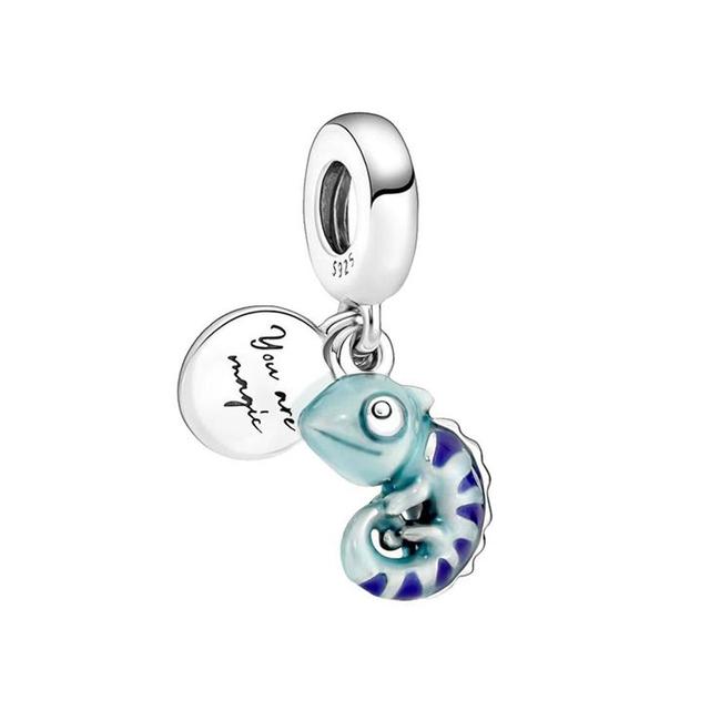New Silver Color Ocean Series Turtle No Fade Charm Beads Fit Pendant Charms S925 Logo Original Bracelet for Women DIY Jewelry