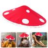 Comfortable Mushroom Cap With Lace Trim Adult Party Accessory Headgear For Halloween Cosplay Stage Shows And Theme Event