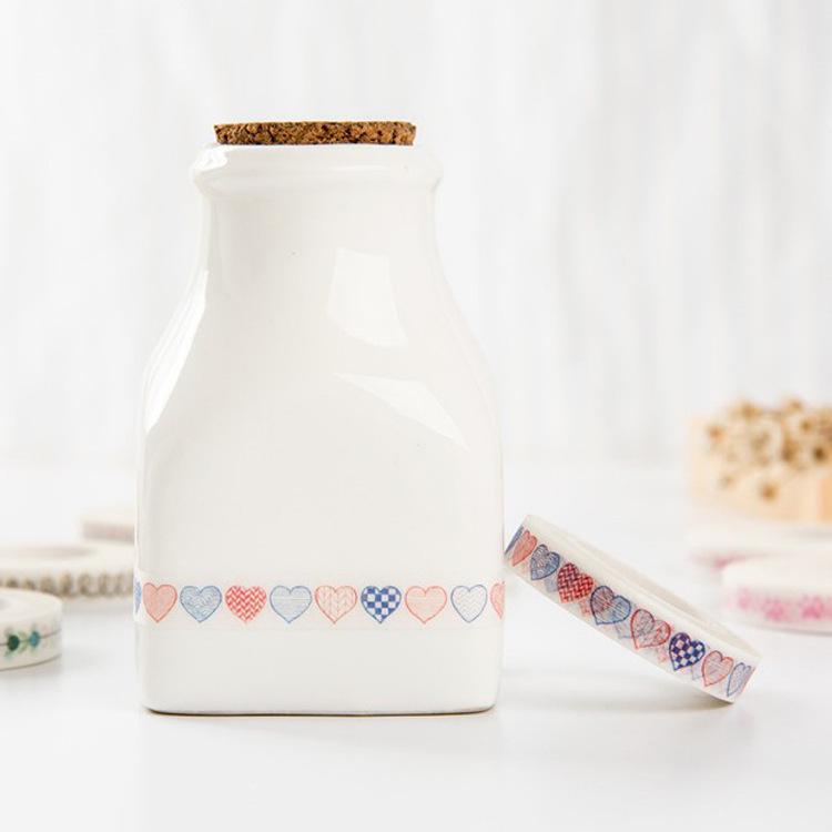 Mini Nastro Washi: Pratica Decorazione a Bordo Stretto per Quaderni e Collage.
